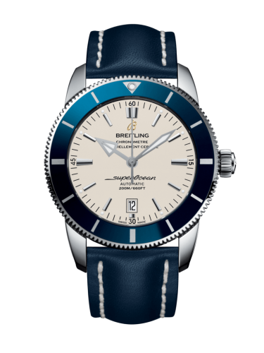Breitling Superocean Heritage II 46 Stainless Steel / Blue / Silver / Calf / Pin AB202016/G828/101X/A20BA.1