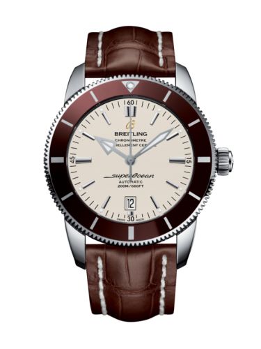 Breitling Superocean Heritage II 46 Stainless Steel / Bronze / Silver / Croco / Pin AB202033/G828/756P/A20BA.1