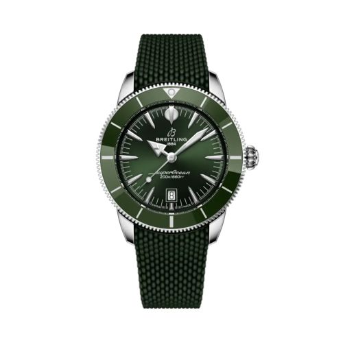 Breitling Superocean Heritage B31 Automatic 44 Stainless Steel / Green / Rubber AB3112361L1S1
