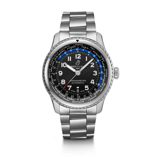 Breitling Navitimer 8 B35 Automatic Unitime 43 Stainless Steel / Black / Bracelet AB3521U41B1A1