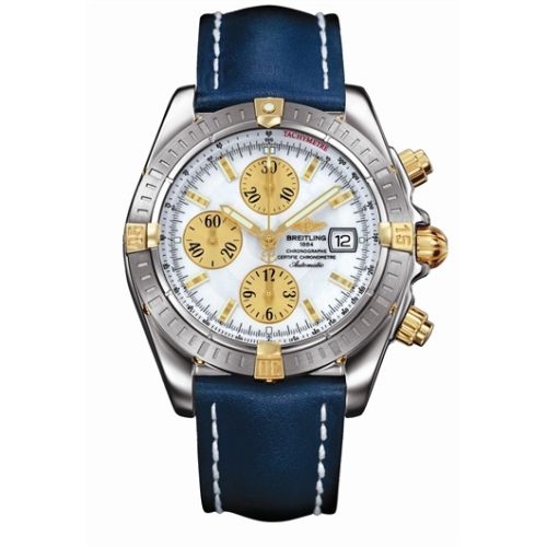 Breitling Chronomat Evolution Stainless Steel / Yellow Gold / MOP B1335611/A571