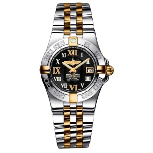 Breitling Galactic 30 Two Tone Black / Roman / Two-Tone Bracelet B71340L2B951368D