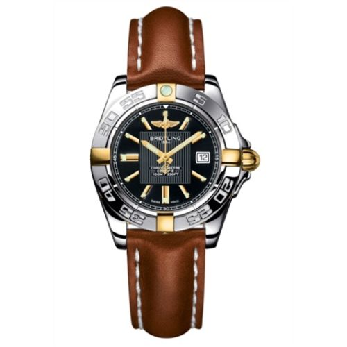 Breitling Galactic 32 Two Tone Black / Calf B71356L2.BA11.406X