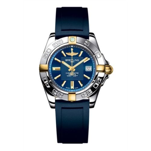 Breitling Galactic 32 Two Tone Blue / Rubber B71356L2.C812.141S