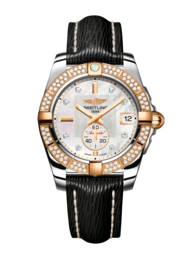 Breitling Galactic 36 Automatic Stainless Steel / Rose Gold / Diamond / Pearl Diamond / Sahara C3733053.A725.213X