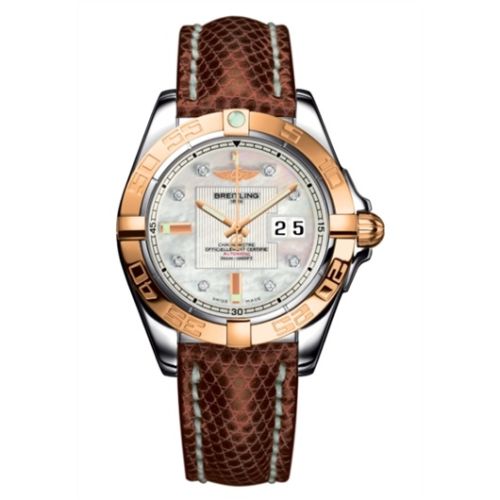 Breitling Galactic 41 Stainless Steel / Rose Gold / Pearl Diamond / Teju C49350L2.A706.146Z