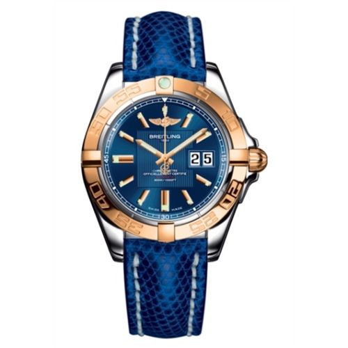 Breitling Galactic 41 Stainless Steel / Rose Gold / Metallica Blue / Teju C49350L2.C810.143Z