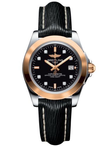 Breitling Galactic 32 Sleek Edition Stainless Steel / Rose Gold / Trophy Black Diamond / Sahara C7133012/BF64/208X/A14BA.1