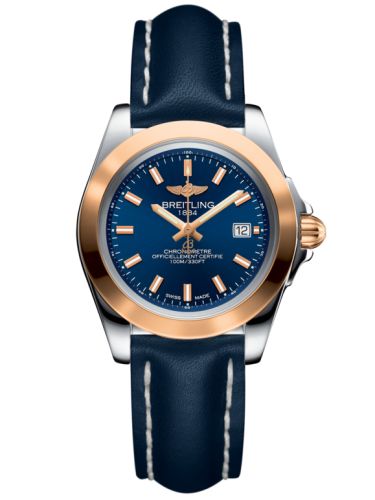 Breitling Galactic 32 Sleek Edition Stainless Steel / Rose Gold / Horizon Blue / Calf C7133012/BF65/116X/A14BA.1