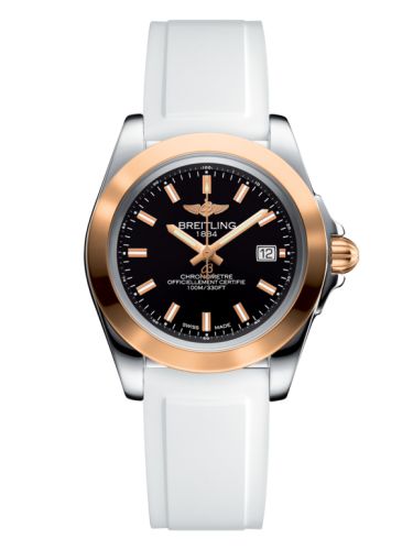 Breitling Galactic 32 Sleek Edition Stainless Steel / Rose Gold / Trophy Black / Rubber C7133012/BF65/164S/A14S.1