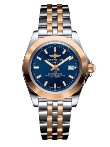 Breitling Galactic 32 Sleek Edition Stainless Steel / Rose Gold / Horizon Blue / Bracelet C7133012/C952/792C