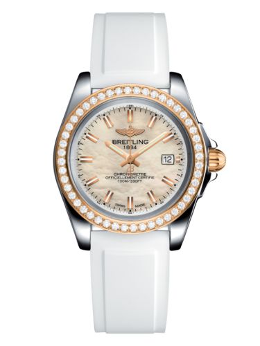 Breitling Galactic 32 Sleek Edition Stainless Steel / Rose Gold / Diamond / Pearl / Rubber C7133053/A802/164S/A14S.1