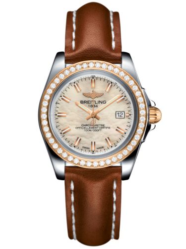 Breitling Galactic 32 Sleek Edition Stainless Steel / Rose Gold / Diamond / Pearl / Calf C7133053/A802/406X/A14BA.1