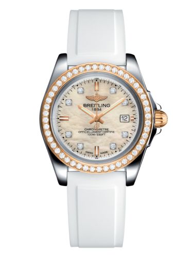 Breitling Galactic 32 Sleek Edition Stainless Steel / Rose Gold / Diamond / Pearl Diamond / Rubber C7133053/A803/164S/A14S.1