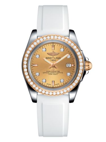 Breitling Galactic 32 Sleek Edition Stainless Steel / Rose Gold / Diamond / Golden Sun Diamond / Rubber C7133053/H550/164S/A14S.1