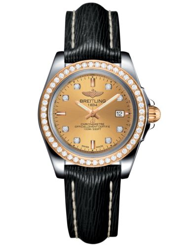 Breitling Galactic 32 Sleek Edition Stainless Steel / Rose Gold / Diamond / Golden Sun Diamond / Sahara C7133053/H550/208X/A14BA.1