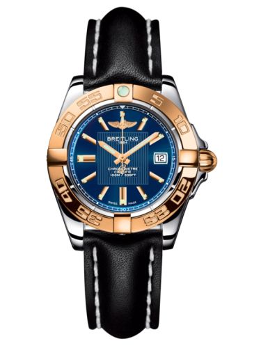 Breitling Galactic 32 Stainless Steel / Rose Gold / Metallica Blue / Calf C71356L2.C813.408X