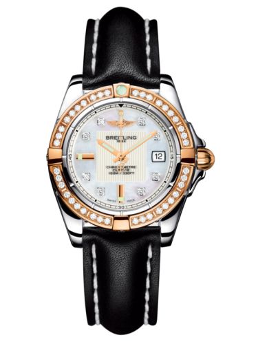 Breitling Galactic 32 Stainless Steel / Rose Gold / Diamond / Pearl Diamond / Calf C71356LA.A712.408X