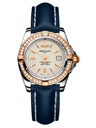 Breitling Galactic 32 Stainless Steel / Rose Gold / Diamond / Sierra Silver / Calf C71356LA.G704.116X