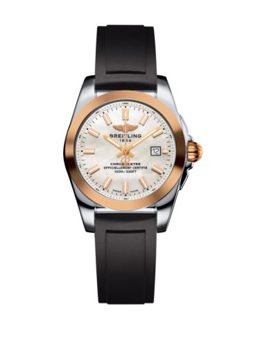 Breitling Galactic 29 Stainless Steel / Rose Gold / Pearl / Rubber C7234812/A791/248S/A12S.1