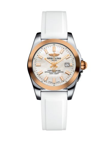 Breitling Galactic 29 Stainless Steel / Rose Gold / Pearl / Rubber C7234812/A791/249S/A12S.1