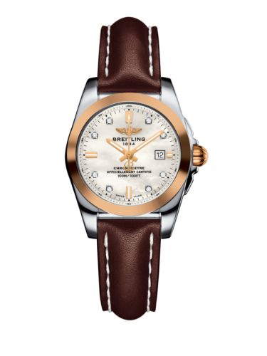 Breitling Galactic 29 Stainless Steel / Rose Gold / Pearl Diamond / Calf C7234812/A792/484X/A12BA.1