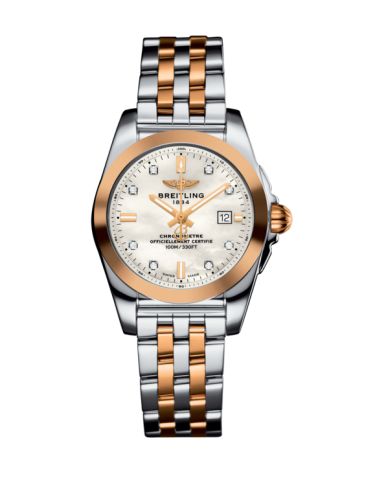 Breitling Galactic 29 Stainless Steel / Rose Gold / Pearl Diamond / Bracelet C7234812/A792/791C