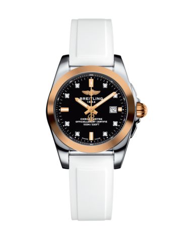 Breitling Galactic 29 Stainless Steel / Rose Gold / Trophy Black Diamond / Rubber C7234812/BE86/249S/A12S.1