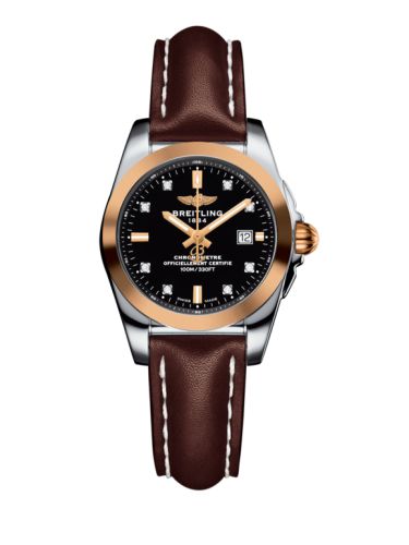 Breitling Galactic 29 Stainless Steel / Rose Gold / Trophy Black Diamond / Calf C7234812/BE86/484X/A12BA.1