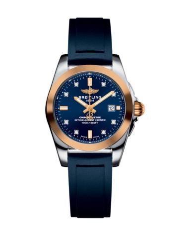 Breitling Galactic 29 Stainless Steel / Rose Gold / Horizon Blue Diamond / Rubber C7234812/C964/287S/A12S.1