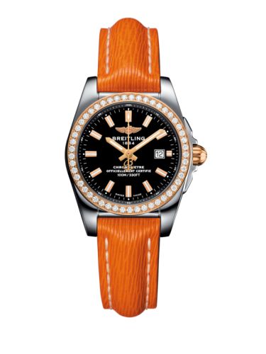 Breitling Galactic 29 Stainless Steel / Rose Gold / Diamond / Trophy Black / Sahara C7234853/BF32/270X/A12BA.1