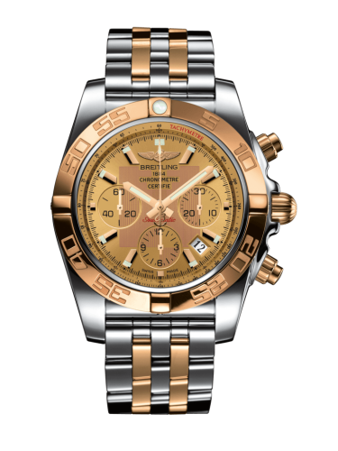 Breitling Chronomat 44 Stainless Steel / Rose Gold / Golden Sun / Bracelet CB0110121H1C1