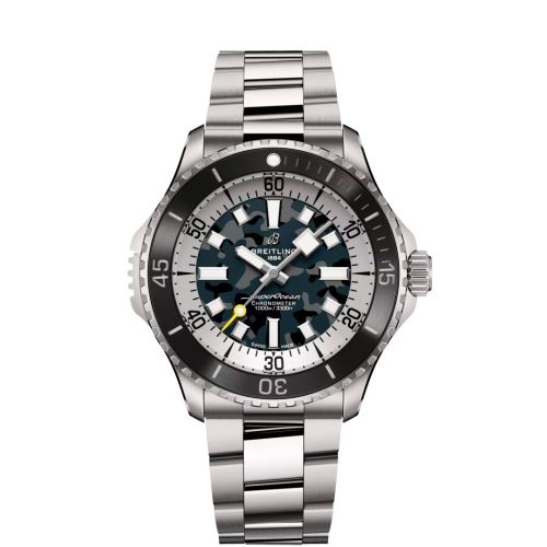 Breitling SuperOcean Automatic 46 Super Diver Titanium / Camouflage / Bracelet E10379351B1E1