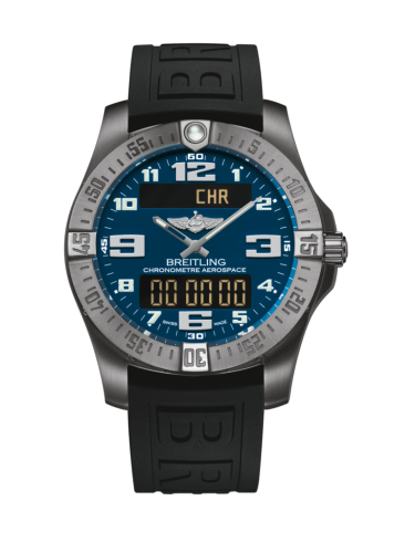 Breitling Aerospace Evo Titanium / Blue / Rubber / Pin E7936310/C869/152S/A20SS.1