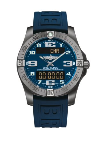 Breitling Aerospace Evo Titanium / Blue / Rubber / Pin E7936310/C869/158S/A20SS.1