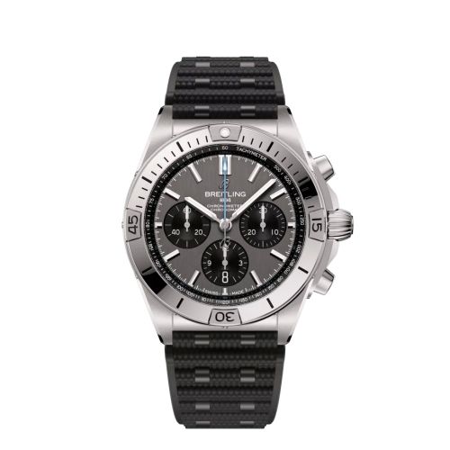 Breitling Chronomat B01 42 Titanium / Grey / Rubber Rouleaux EB0134101M1S1
