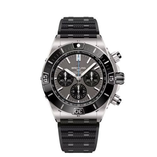 Breitling Super Chronomat B01 44 Titanium / Grey / Rubber Rouleaux EB0136251M1S1
