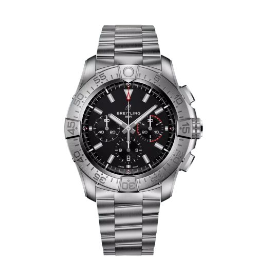Breitling Super Avenger B01 Chronograph 46 Titanium / Black / Bracelet EB0148101B1E1