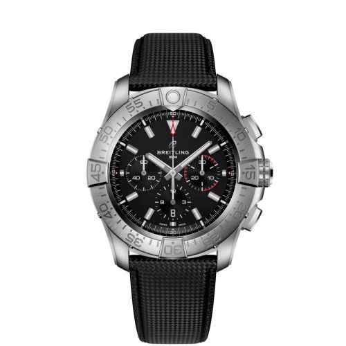 Breitling Super Avenger B01 Chronograph 46 Titanium / Black / Strap EB0148101B1X1