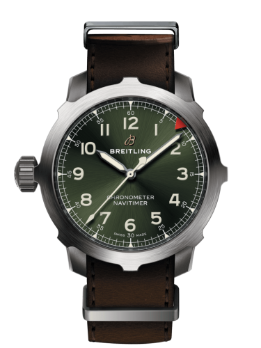 Breitling Navitimer Super 8 B20 Automatic 46 Titanium / Green / NATO EB204010.L535.491X