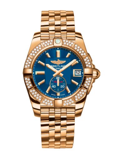 Breitling Galactic 36 Automatic Rose Gold / Diamond / Gun Blue / Bracelet H3733053.C831.376H