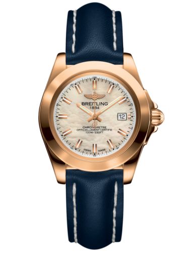 Breitling Galactic 32 Sleek Edition Rose Gold / Pearl / Calf H7133012.A802.116X