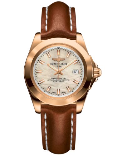 Breitling Galactic 32 Sleek Edition Rose Gold / Pearl / Calf H7133012.A802.406X