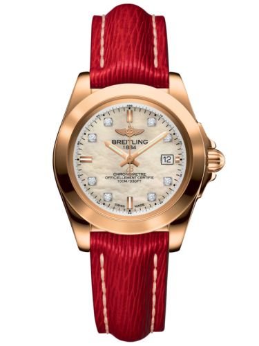 Breitling Galactic 32 Sleek Edition Rose Gold / Pearl Diamond / Sahara H7133012.A803.209X