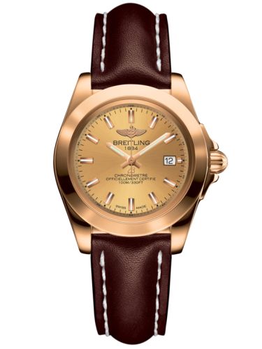 Breitling Galactic 32 Sleek Edition Rose Gold / Golden Sun / Calf H7133012.H549.410X