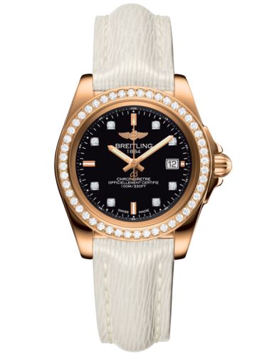 Breitling Galactic 32 Sleek Edition Rose Gold / Diamond / Trophy Black Diamond / Sahara H7133053.BF64.235X