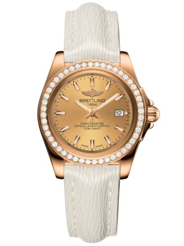 Breitling Galactic 32 Sleek Edition Rose Gold / Diamond / Golden Sun / Sahara H7133053.H549.235X