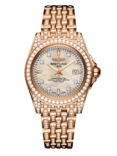 Breitling Galactic 32 Sleek Edition Rose Gold / Diamondworks / Pearl Diamond / Bracelet H7133063.A804.792T