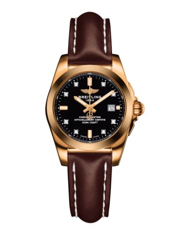 Breitling Galactic 29 Rose Gold / Trophy Black Diamond / Calf H7234812.BE86.484X