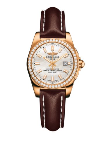 Breitling Galactic 29 Rose Gold / Diamond / Pearl / Calf H7234853.A791.484X